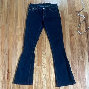 White House Black Market Dark Blue Flare Jeans